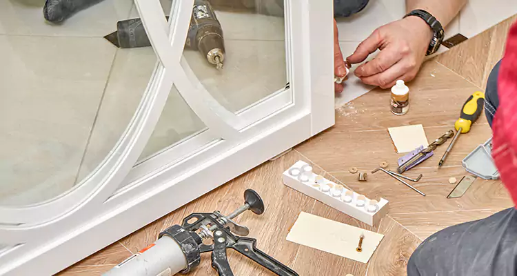 Interior Patio Door Casing Repair in Sebastian, FL