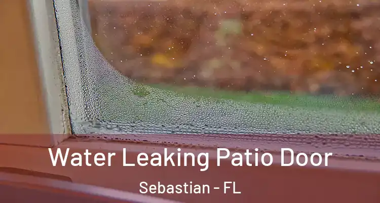  Water Leaking Patio Door Sebastian - FL